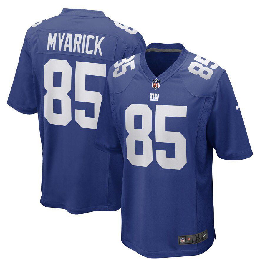 Men New York Giants #85 Chris Myarick Nike Royal Game Player NFL Jersey